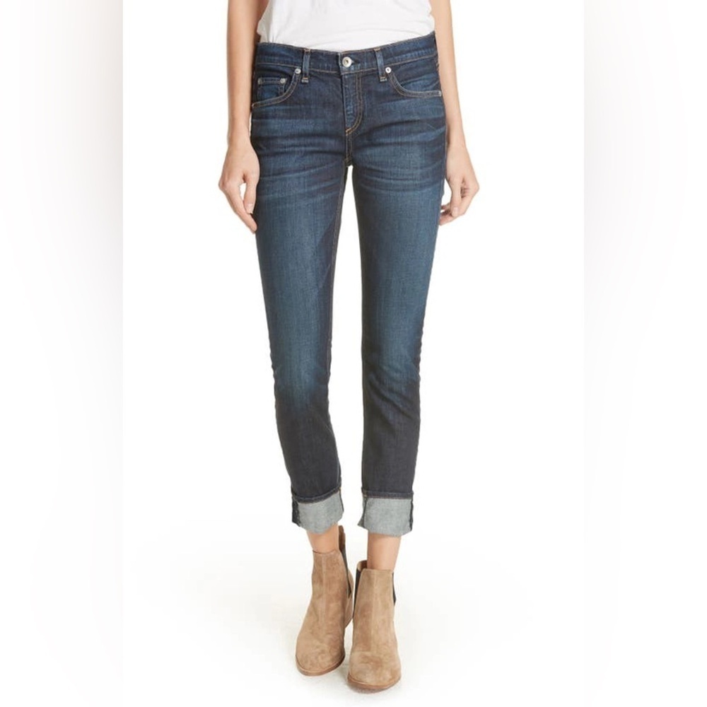 NWOT Rag & Bone Dre Slim Boyfriend Jeans Ida Cotton Denim Casual Women’s 27